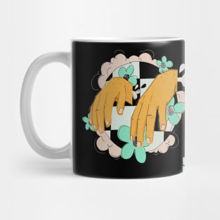 Floral hands Mug